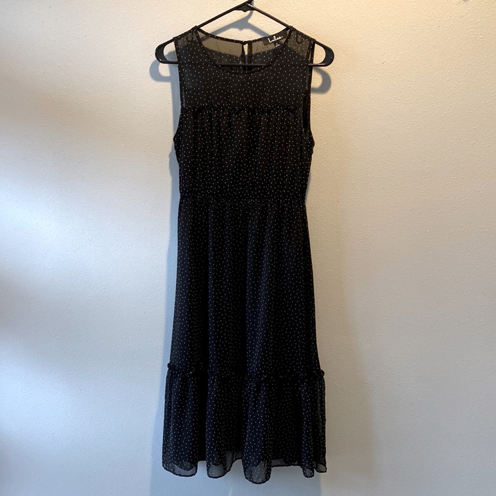 Lulu’s size S midi sleeveless dress NWOT